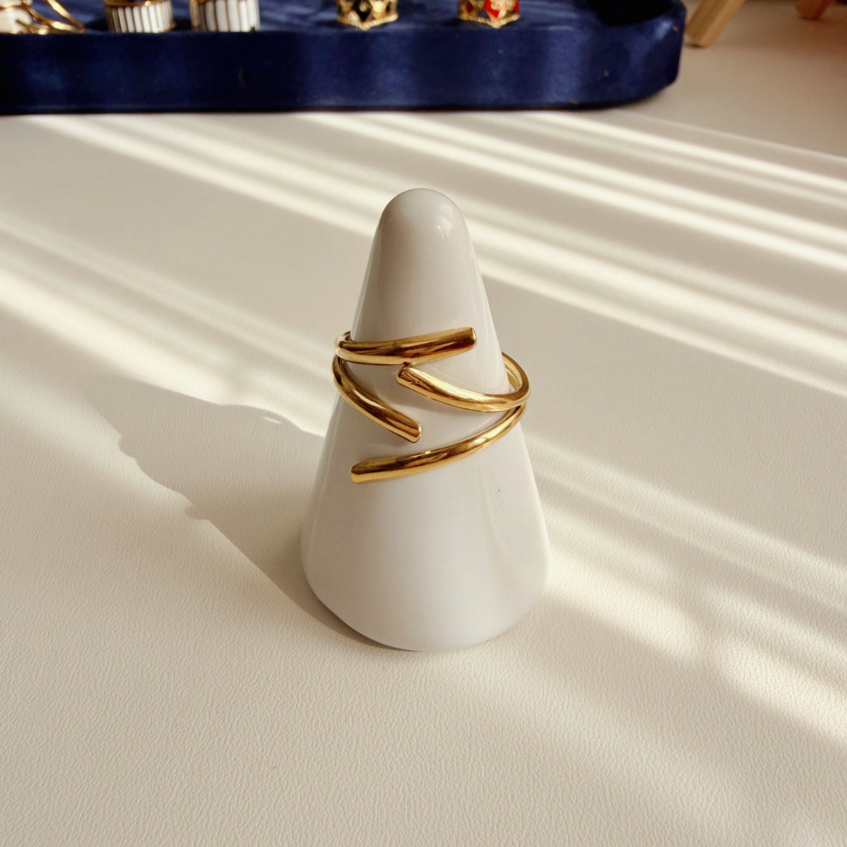 Minimalist Gold Wrap Ring