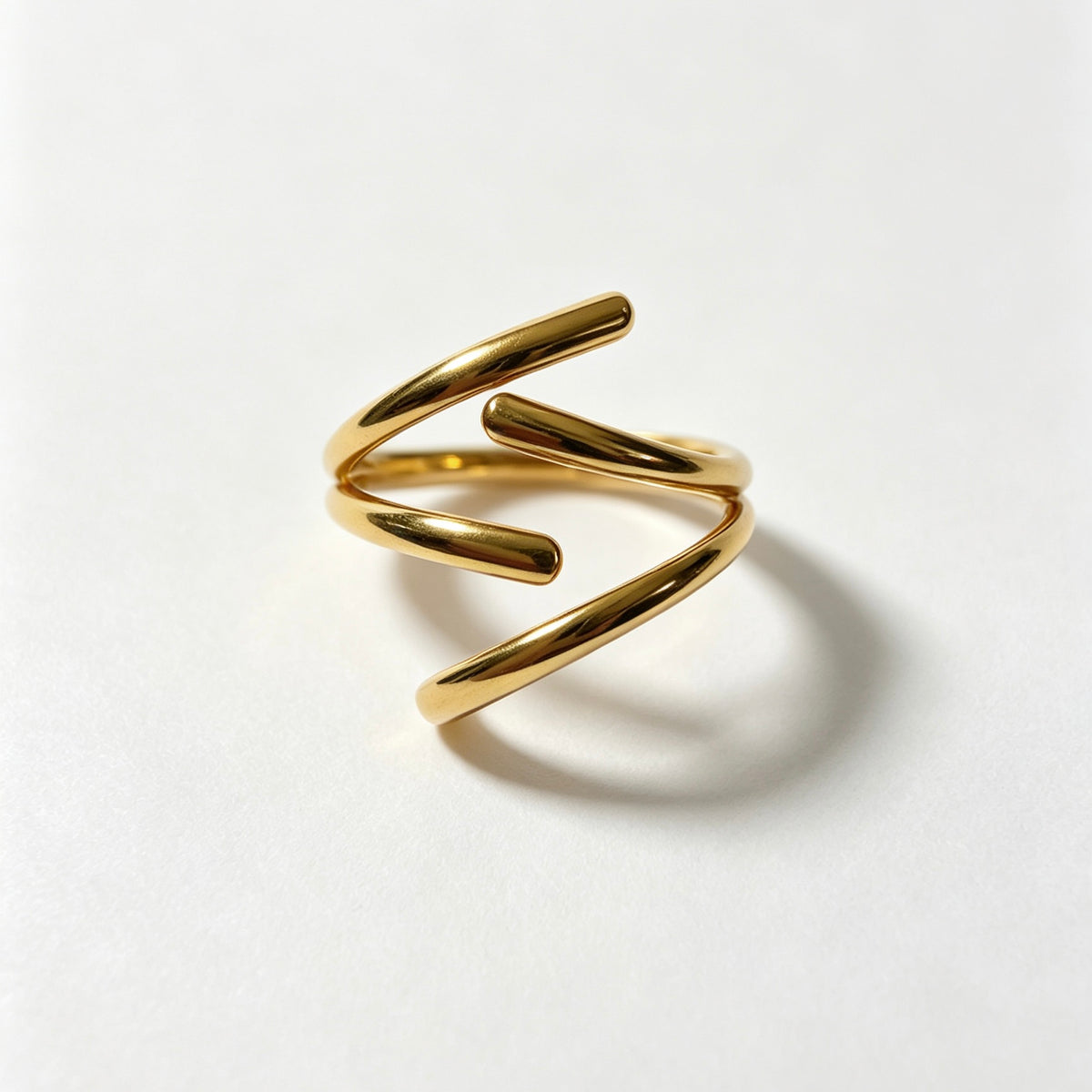 Minimalist Gold Wrap Ring