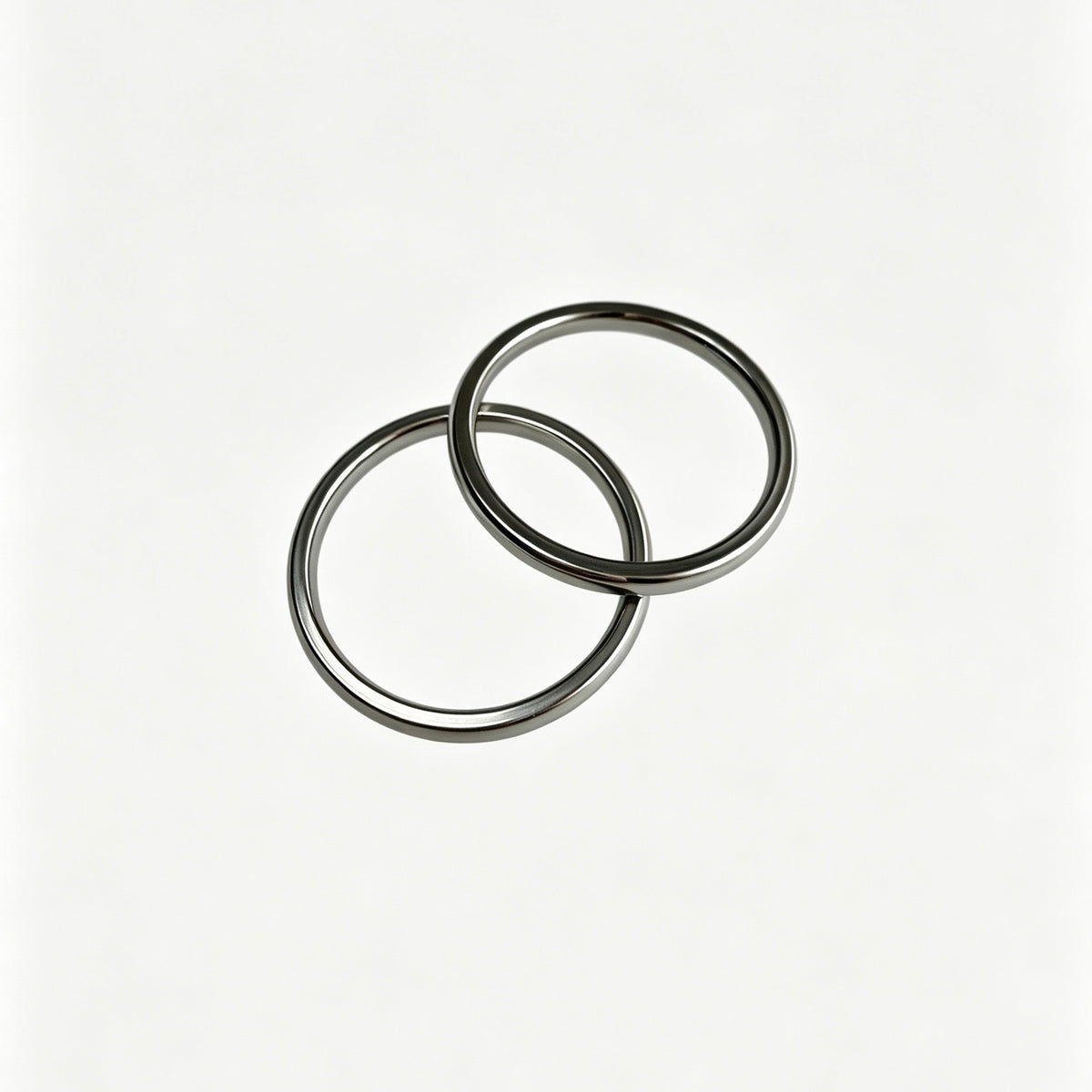 Minimalist Plain Ring Set (Pair)