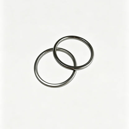 Minimalist Plain Ring Set (Pair)