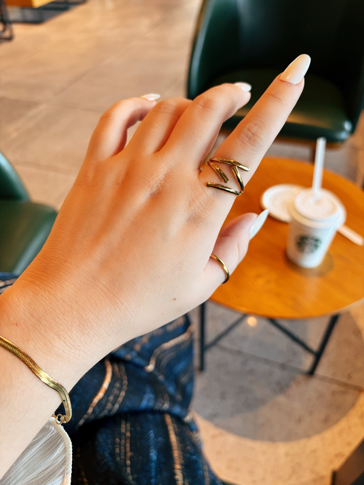 Minimalist Gold Wrap Ring