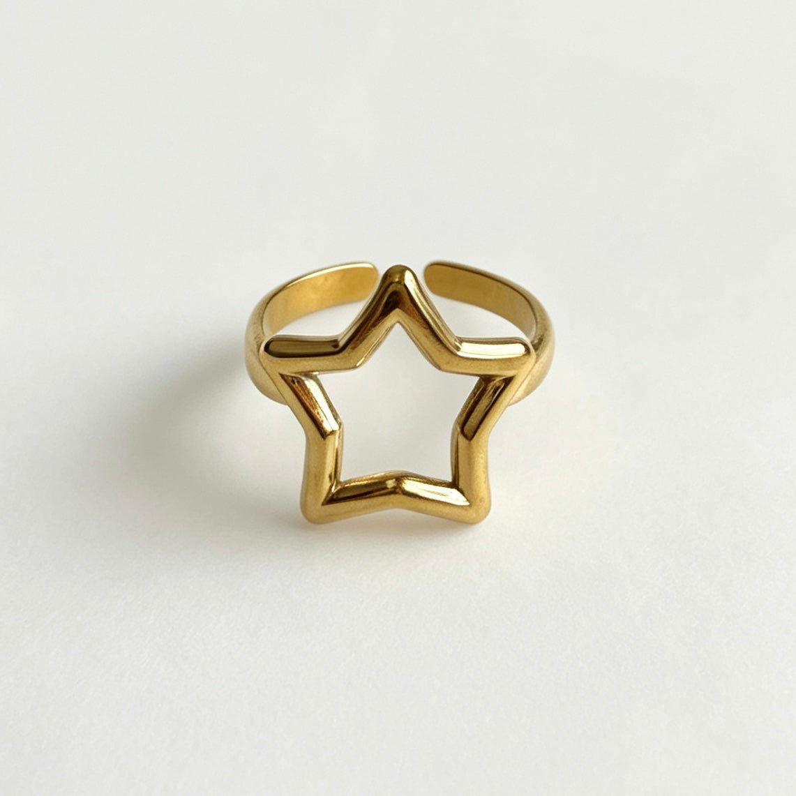 Open Cutout Star Ring