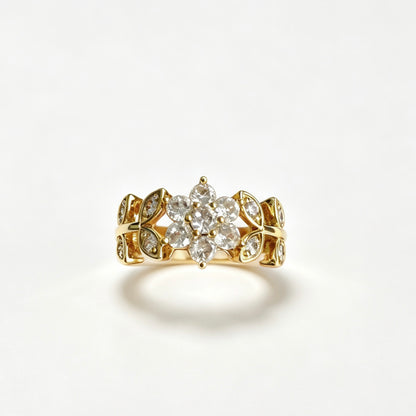 Gold Wreath Open Ring